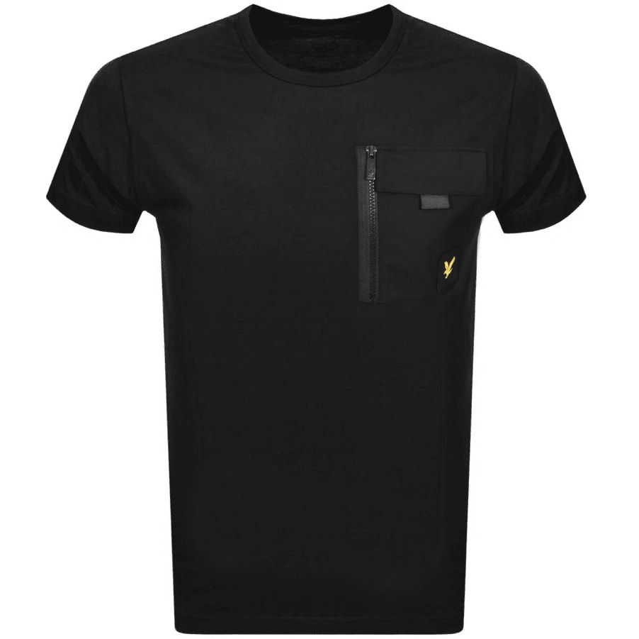 Alternative Image for ProductLyle And Scott Chest Pocket T Shirt Black1